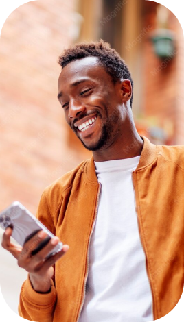 Person checking live alerts on their phone